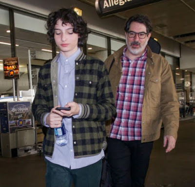 Finn Wilfhard with his father Eric Wolfhard