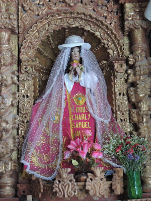 Particular de la iglesia de Chivay, Valle del Colca