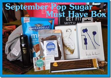 Pop Sugar Must Have September Box 1