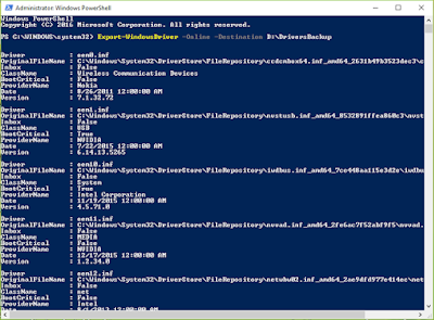  كيفية حفظ نسخة إحتياطية من جميع تعريفات جهازك Drivers بدون برامج ويندوز 8