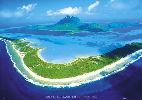 The view at Bora Bora Island