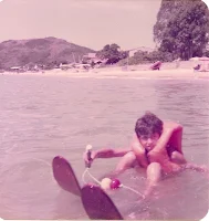 Pablo Palmeiro Praia Cachoeira en auto a brasil