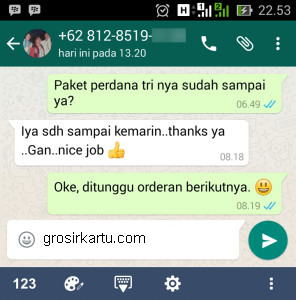 tesimonial dropship kartu perdana tri