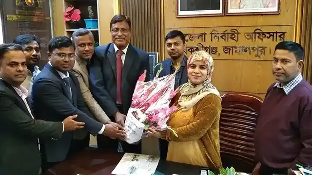 বকশীগঞ্জে ইউএনওর সঙ্গে ব্যাংক ম্যানেজার অ্যাসোসিয়েশন এর সাক্ষাৎ