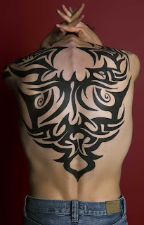 Back Tribal Tattoo Design