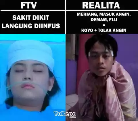 Deretan 7 Meme Kocak Adegan di FTV Ini Tidak Seindah 