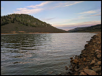 Sunset on North side of Electric Lake