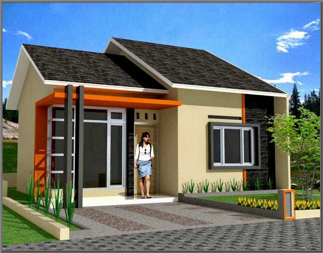 Contoh Desain Rumah  Minimalis  Tipe 36 Terbaru  