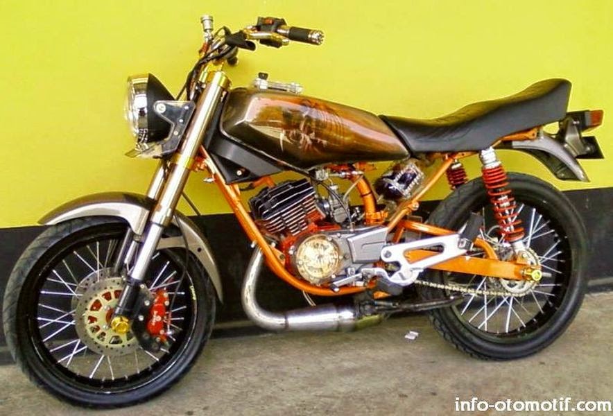 7 Foto RX King Modifikasi Airbrush Keren Variasi Motor 