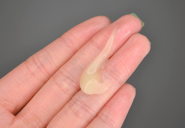 night mask squeezed out onto hand