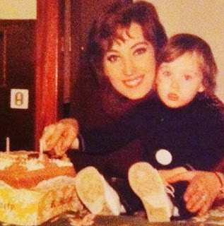 Geraldine Larrosa's childhood picture with her mother Carlos Corda