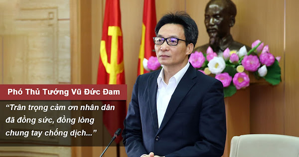 Phó Thủ tướng Vũ Đức Đam cảm ơn nhân dân đã chung sức trong phòng, chống dịch Covid-19