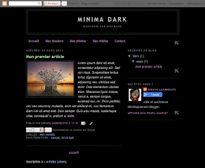 Minima Dark Theme