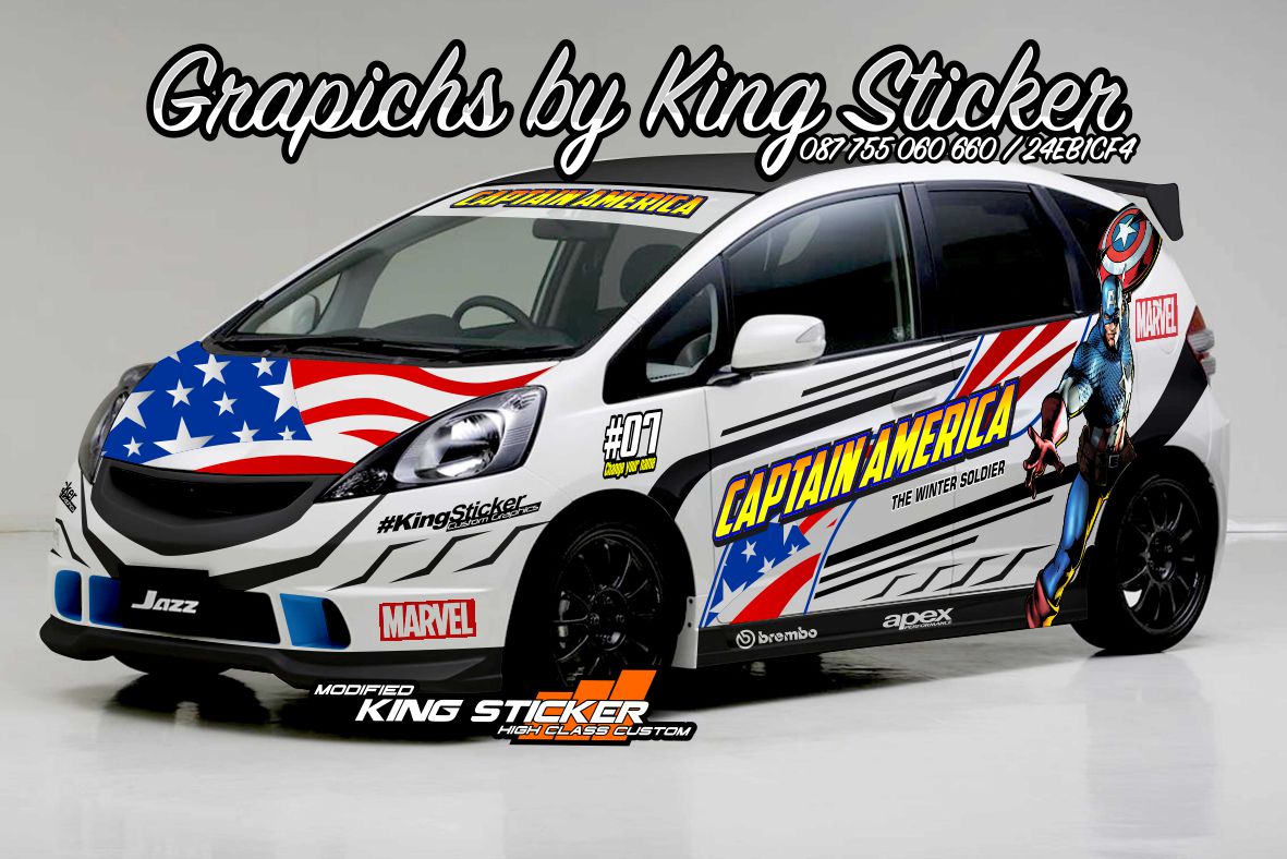 CUTTING STICKER HONDA JAZZ RS King Sticker Bali