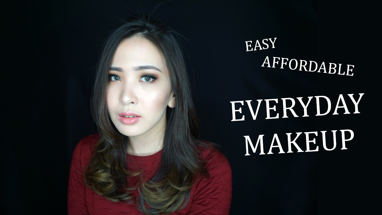 TUTORIAL Easy Everyday Glam Makeup Using Mostly Affordable Products