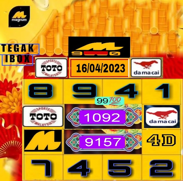 Ramalan 4d MTP Special VIP , 4d Bim Lucky Number chart For Sunday | Carta Lotto