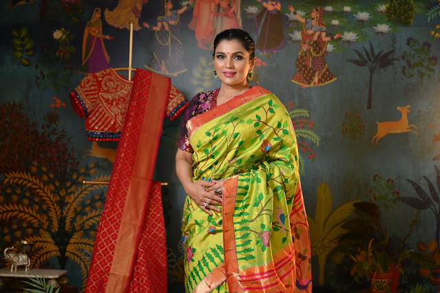 Silk all over paithani saree