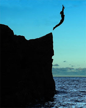 Chocolate com Baunilha: O salto: sou ilha também