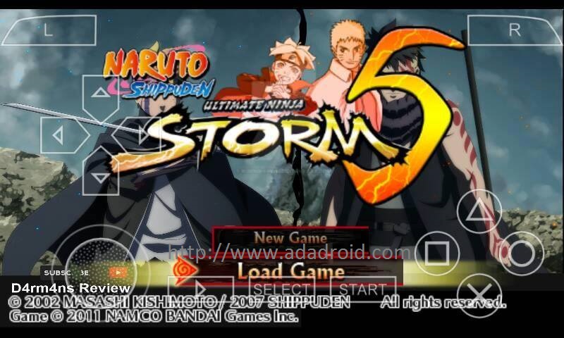 Naruto Shippuden Ultimate Ninja Storm 5 Mod CSO PSP ...
