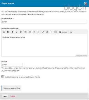 Cara Membuat Jurnal Baru (Create a New Journal) pada OJS 3.1.1