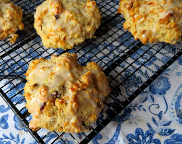 Carrot Cake Drop Scones