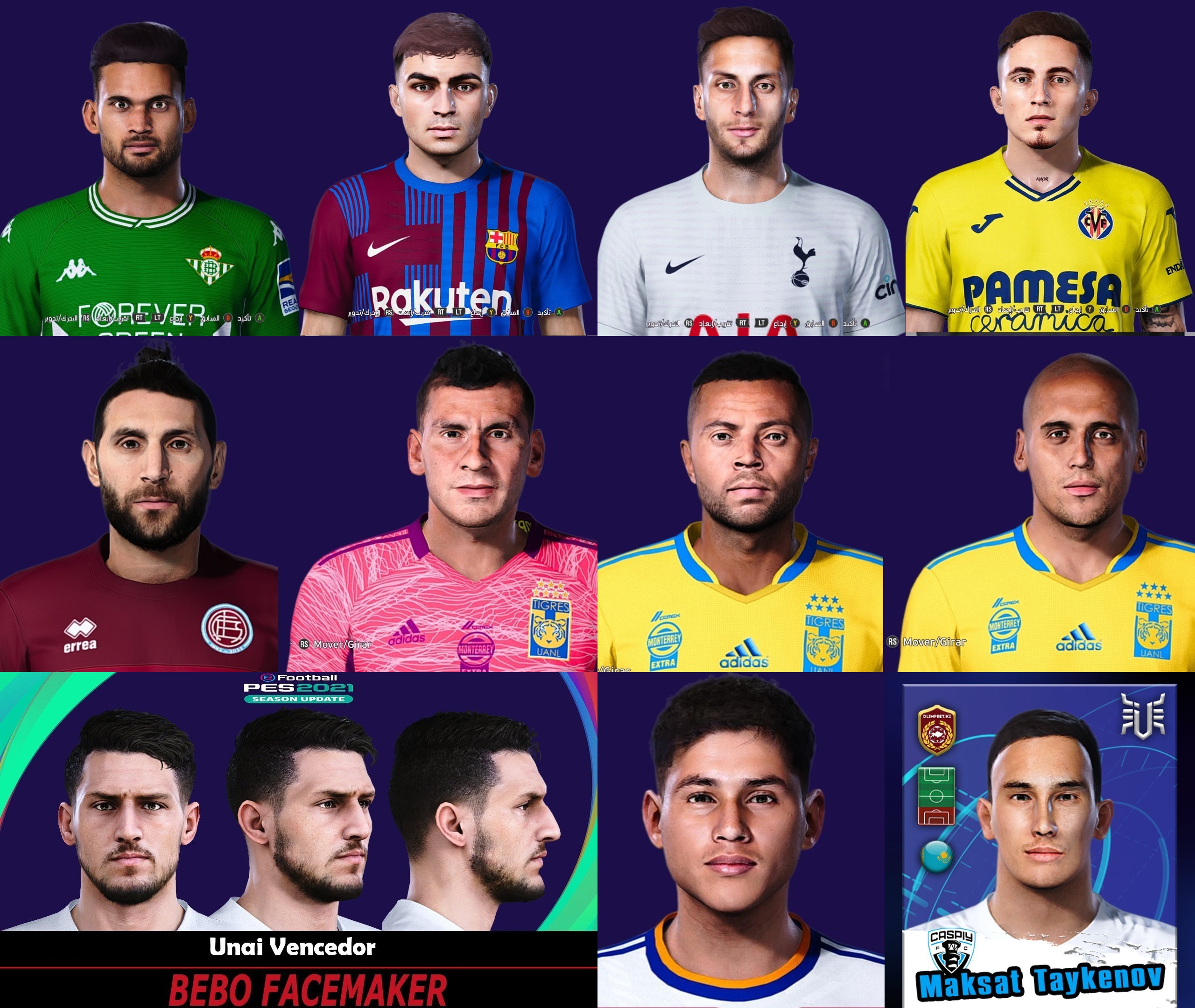 PES 2021 MiXed Facepack 546 ~