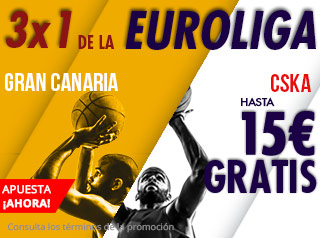 suertia promocion Gran Canaria vs CSKA 26 octubre