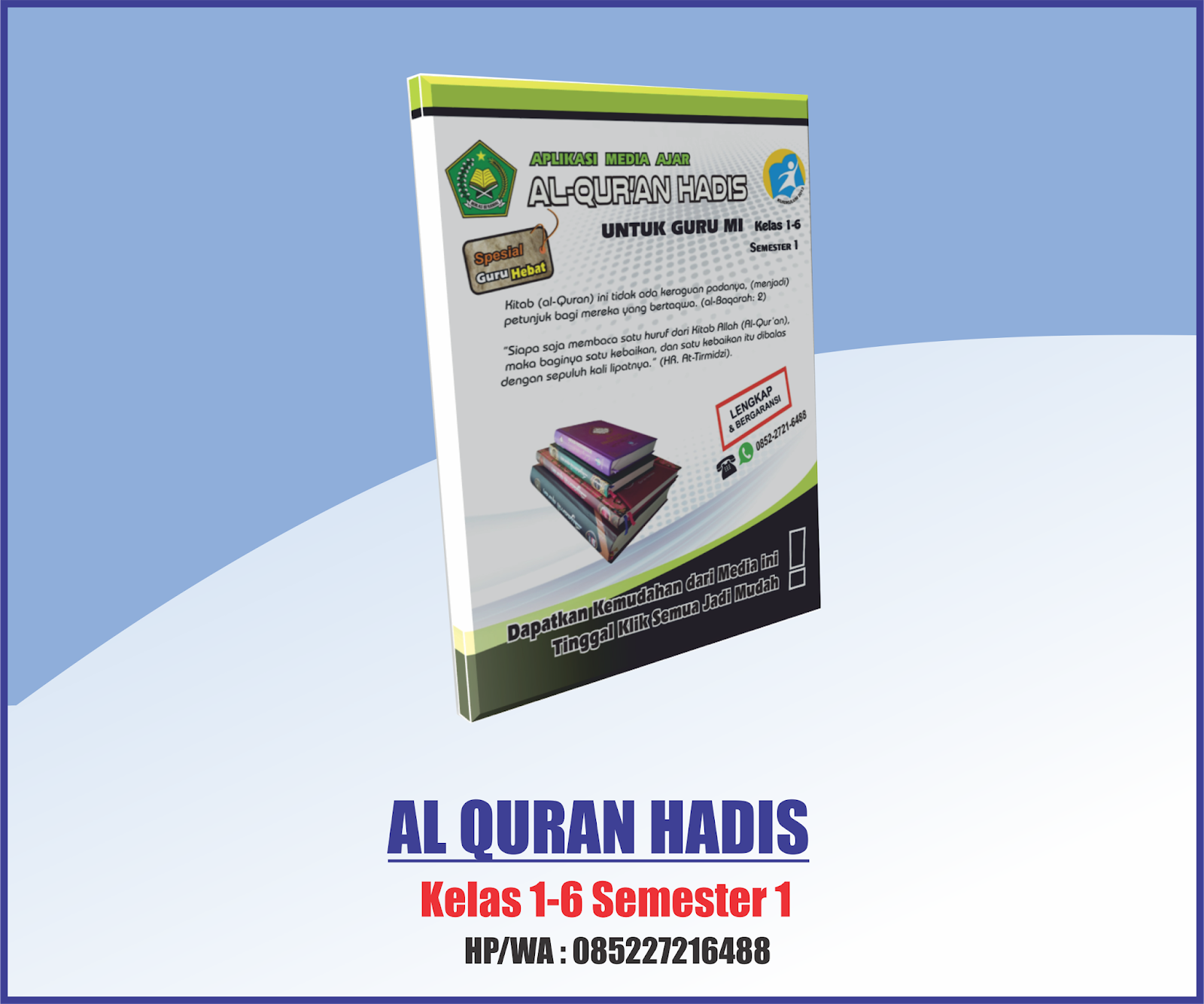 Media Pembelajaran Guru Pai Mi Al Quran Hadis Semester 1 Untuk Mi