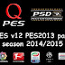 PES 2013 Patch Season 2014-2015