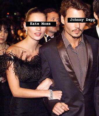 didn't kiss Johnny Depp SUBMITTED BY: Kate Moss LENGTH OF RELATIONSHIP: 3 