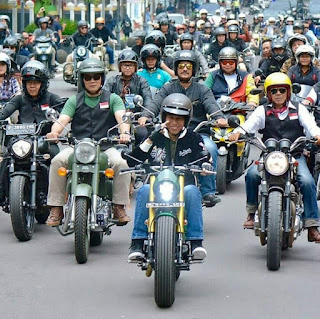 Bikers Brotherhood 1% MC bersama bapak Presiden Joko Widodo 