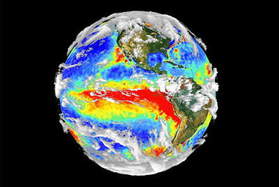 EL NIÑO: PRECIPITACIONES SEVERAS EN SUDAMERICA Y SEQUIAS EXTREMAS EN SUDESTE ASIATICO