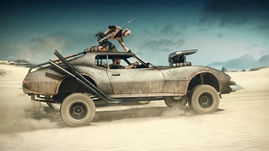 mad max combate no carro