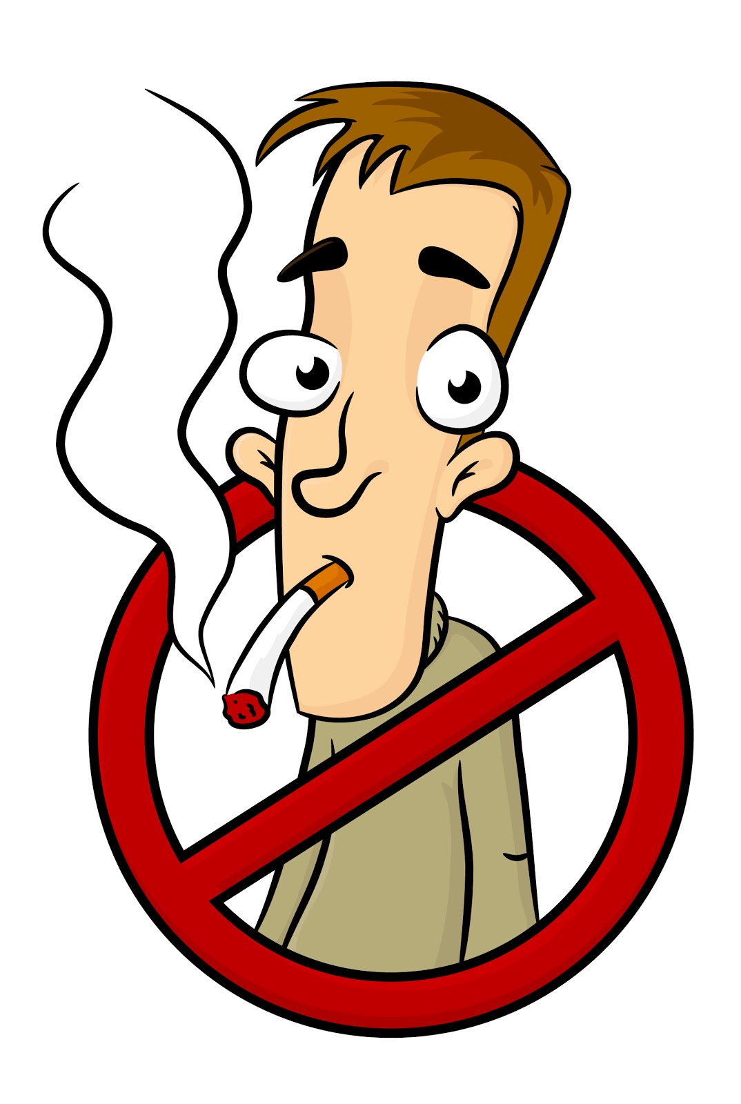Gambar Kartun  Orang  Sedang Merokok  Bestkartun