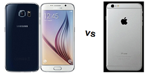 Perbandingan Dahsyat Samsung Galaxy S6 Vs Iphone 6