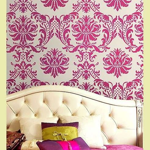 The Furniture Today: Bedroom Wall Stencils