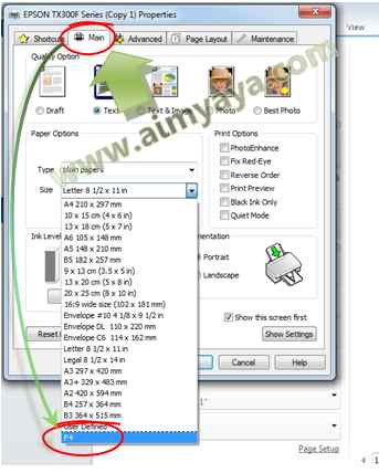  Print atau mencetak laporan ataupun kiprah sekolah Cara Mengatasi Hasil Print/Cetak yang Kecil