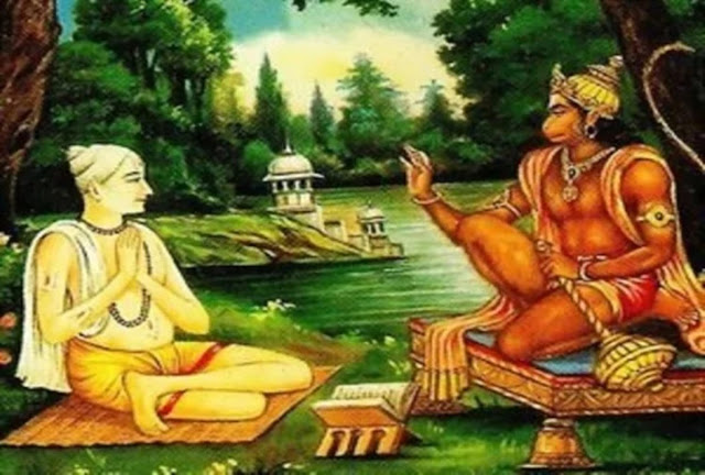 Hanuman ji and Tulsidas