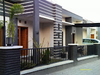 Pictures of the latest design minimalist house fence