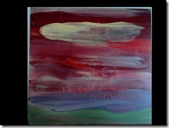 aluminum sunset...12 x 12 inches... Roy Green 2011