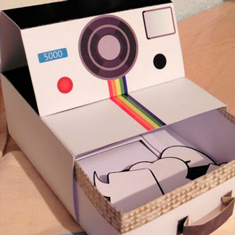  caja polaroid imprimible