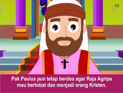 Komik Alkitab Anak: Paulus Menghadap Raja Agripa