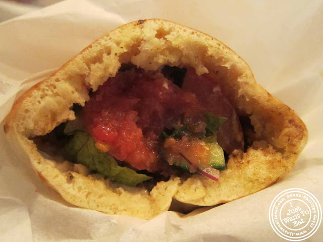 Image of Kebab in a pita at Taboonette, NYC, New York