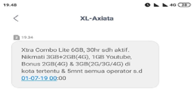 Kode Promo XL Xtra Combo Plus