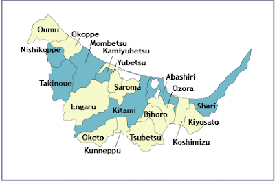 Abashiri Map Regional City