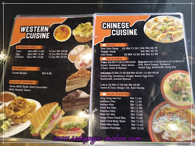 menu restoran kook