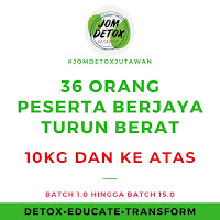 Turun 10kg Dengan Program Jom Detox Jutawan