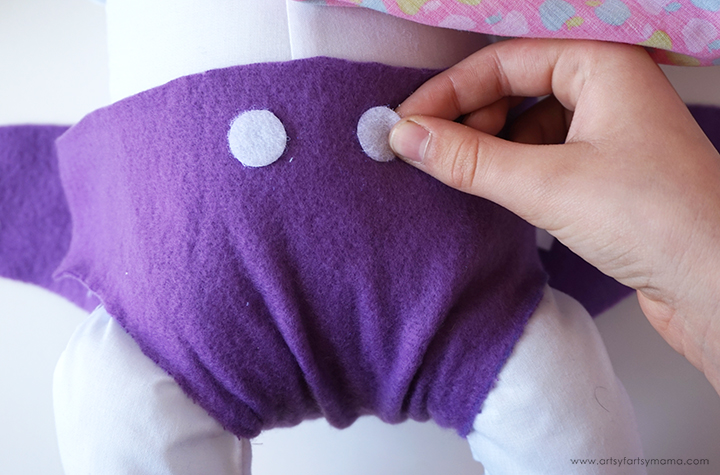 Free No-Sew Baby Doll Diaper Pattern for Baby's First Air Baby