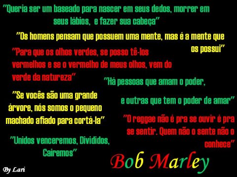 facebook frases do bob marley de amor para orkut