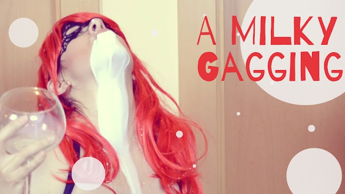 GAGGING my boyfriend's COCK in a new MILKY way